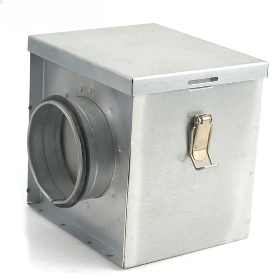 Galvanized Steel Round Duct HVAC Inline Filter Box awbfIuxAISTG